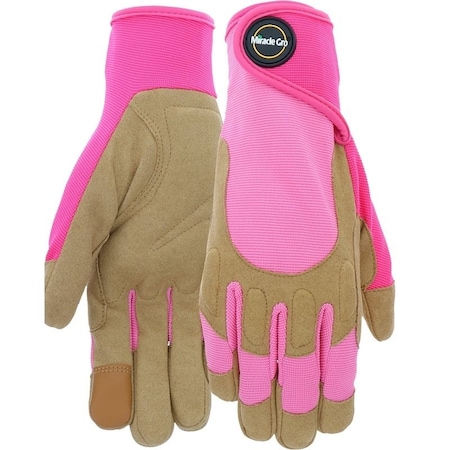 Miracle-Gro GLOVE HI-DEX WOMENS LTHR S/M MG86208/WSM