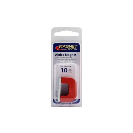 Magnet Source Horseshoe Magnet 1.18in L X .78in W Red 10 lb. pull Red 7270