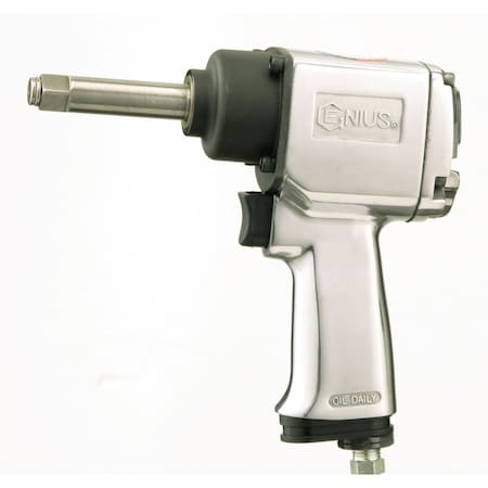 Genius Tools 1/2inDr. Ultra Duty 2in extended-anvil Air Impact Wrench 400802