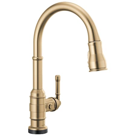 Delta Broderick Single Handle Pull-Down Kitchen Faucet With Touch2O Technology 9190T-CZ-DST