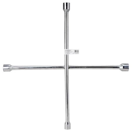 Prosource Lug Wrench, Hex Socket, 11/16, 3/4, 13/16 and 7/8 in Socket, 20 in L, Carbon Steel JL-AT-TGCW10123L