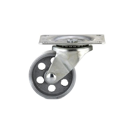 Richelieu 4 in. Sintered Iron Wheel Swivel Plate Caster 213140