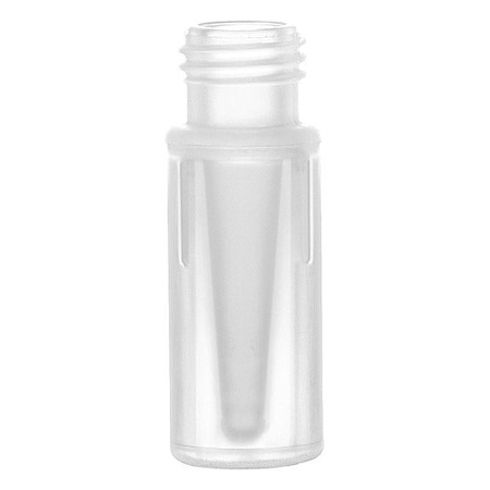 Zoro Select Plastic Vials, 32 mm H, Off-White, PK100 09-1300-100