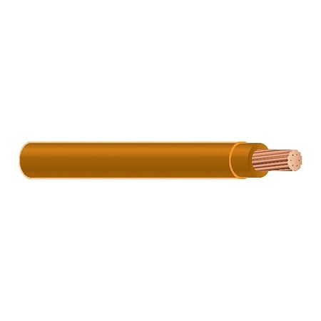 Zoro Select THHN, THWN-2 Building Wire, Copper, 10 AWG, 1C, Bare, Solid, 1000 ft WXP-6F-1001-08-1000