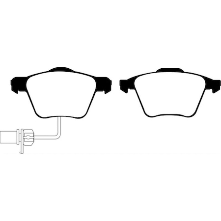 Ebc Yellowstuff Front Brake Pads for 2005-2008 Audi A4 2.0L Turbo DP41495R