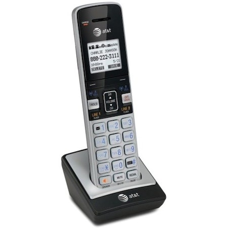 At&T Cordless Telephone Handset for the TL86103 System, Silver/Black TL86003