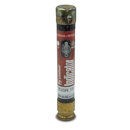 Littelfuse UL Class Fuse, RK5 Class, IDSR Series, Time-Delay, 15 A, 600 V AC, Indicating IDSR015