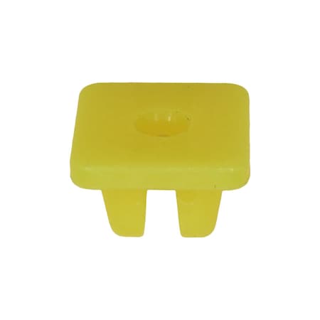 Auveco Subaru Nylon Nut, Yellow Nylon M4.8, 14mm Hex, 25PK 22044