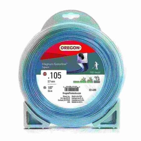 Oregon Magnum Gatorline Square Trimmer Line, .105" by 179', 1Lb Donut 22-405
