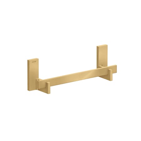 Axor Universal Rectangular Towel Bar, 12" in Brushed Gold Optic 42613250