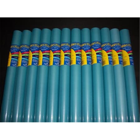 Riteco Raydiant Fade Resistant Art Rolls Turquiose 24 In. X 12 Ft. 12 Pack, 12PK 80191