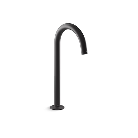 Kohler Components Touchless 0.5 gpm single-hole lavatory faucet with Kinesis sensor technology, Tube design 103MT96-SANA-BL