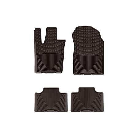 Weathertech Cocoa, Front and Rear All Weather Floor Mats W399CO-W585CO
