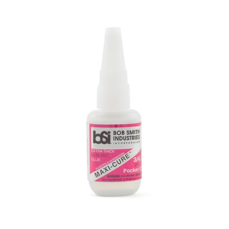 Bob Smith 0.75 oz Maxi Cure Pocket Extra Thick CA Glue with Pin in Cap BSI135