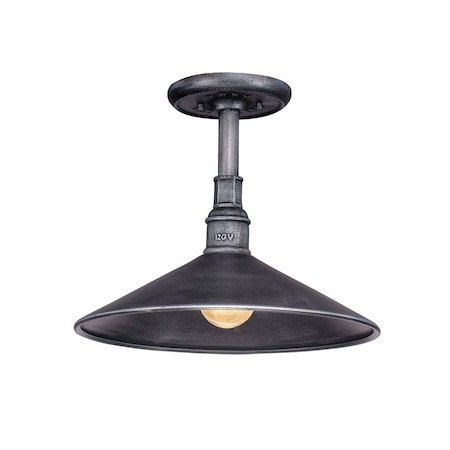 Troy Lighting Toledo 1 Light Pendant 14 In. Old Silver F2774-OS