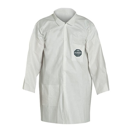 Proshield 50 Lab Coat, S, White, 36 1/4 in L, PK30 NB212SWHSM003000