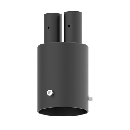 Westgate DAB 4in POLE ADAPTER FOR 2 BELL ARMS, BLACK DAB-PA4-2