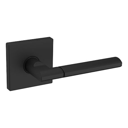 Baldwin Baldwin Preconfigured L021 Lever with R017 Rose Right Hand Half Dummy Lock Satin Black Finish L021190RDM