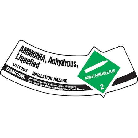 Accuform CYLINDER SHOULDER LABELS MCSLAMGVSP