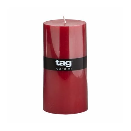 Tag - Olly Olly Group 3x6 RED Pillar Candle G17657