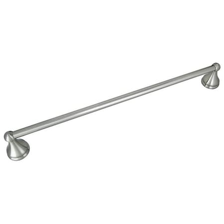 Boston Harbor Towel Bar, Brushed Nickel, Surface Mounting, 24 in L5024-13B-103L
