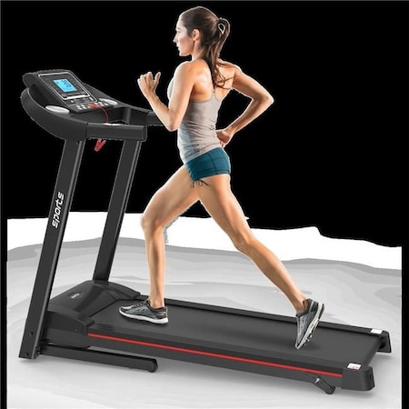 Direct Wicker 5 in. LCD Screen Bluetooth Music Electric Walking Treadmill Machine UBS-W23513677