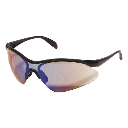 Miranda Black frame w/paddle temples, blue mirror, ANSI/CSA 12E93704