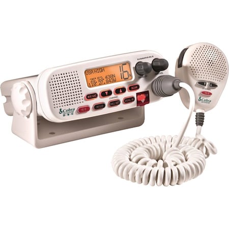 Cobra Electronics Cobra Marine Class-D DSC VHF Radio Flush Mount - White MR F45-D