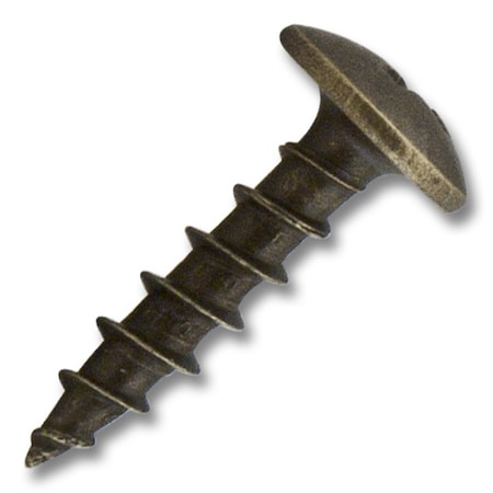 Csh Wood Screw, 5/8 in, Brass Steel 01YD.0605.03-1k