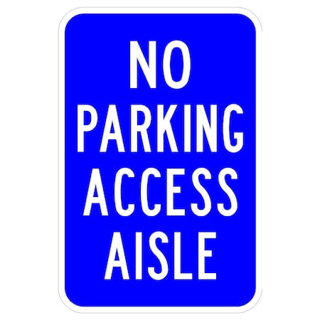 Sign Solutions Usa Parking Sign, 12 in W, Aluminum Sign, White DCS06HWT1218CUS00133