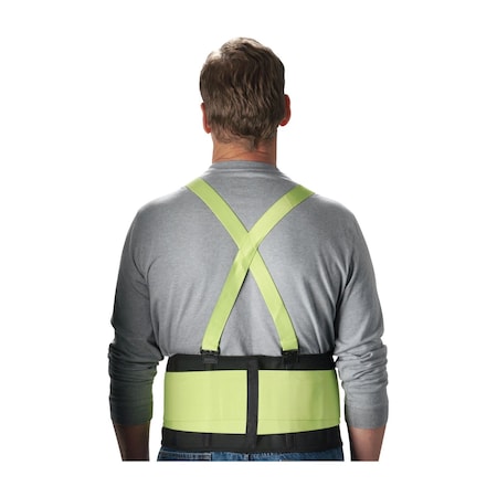 Pip High Visibility Lime Yellow Back Support Belt 290-550XXL
