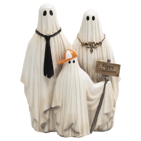 Gerson 12 in. Ghost Family Halloween Decor 2743720