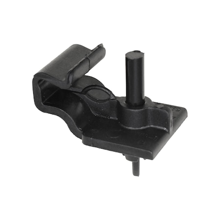 Auveco Door Panel Clip; Width: 20mm, L: 28mm, Stem Dia., 7.5mm, Stem L: 6mm, Black Nylon, 15PK 21994