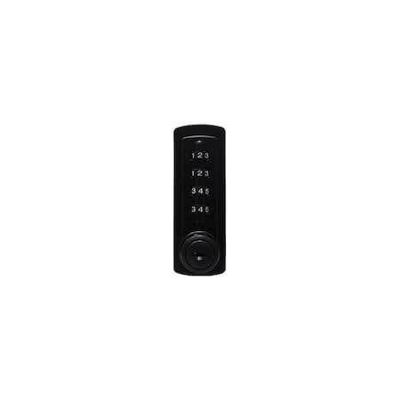 Lockey Gemini Mechanical Combination Cabinet Lock Black Vertical GM270-BV
