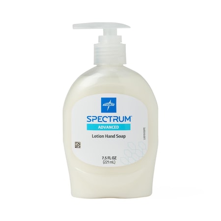 Medline Spectrum Advanced Lotion Hand Soap with Aloe Vera, Clean Scent, 7.5-oz. Pump Bottle HHSP75H