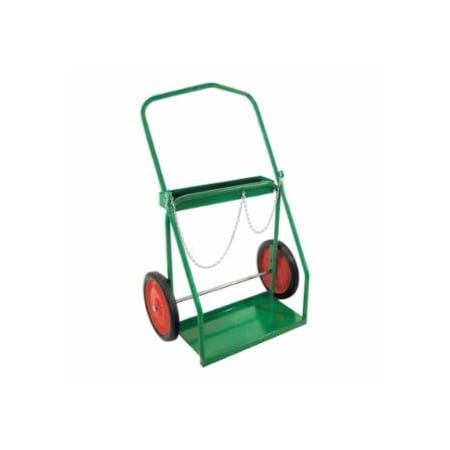 Anthony Low-Rail Frame Dual-Cylinder Cart, 32 in OD W x 47 in H, 14 in dia x 1.75 in W Solid Rubber (BB) 021-2-14