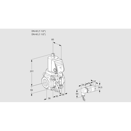 Honeywell Kromschroder VAS3T40N/NKGR KS88020573
