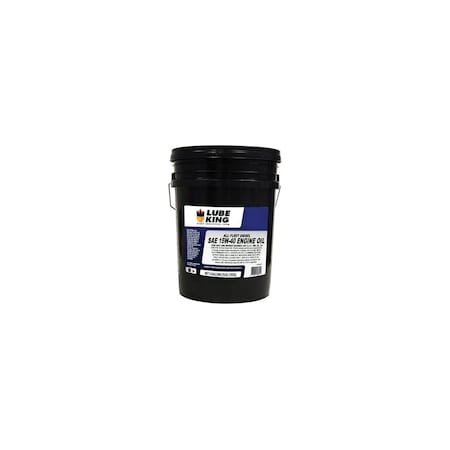 Lube King Fleet Oil, 15W-40, 5-Gallons LU015K5P
