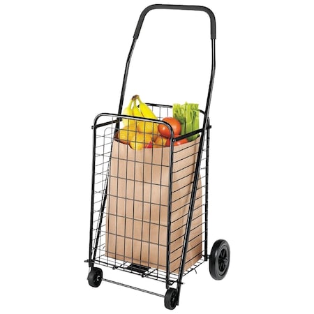 Whitmor Rolling Utility Shopping Cart 6307-1729-BLK-2