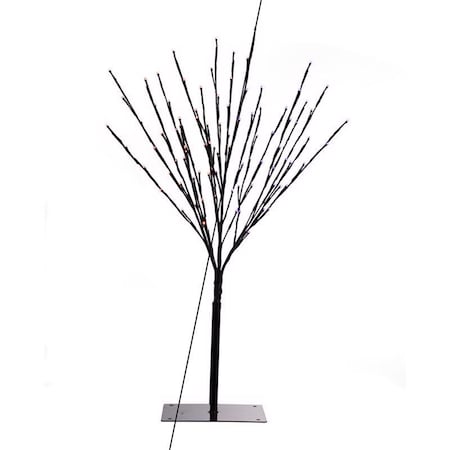 Celebrations Orange/Purple 32 in. LED Light Burst Halloween Decor 12-01010A