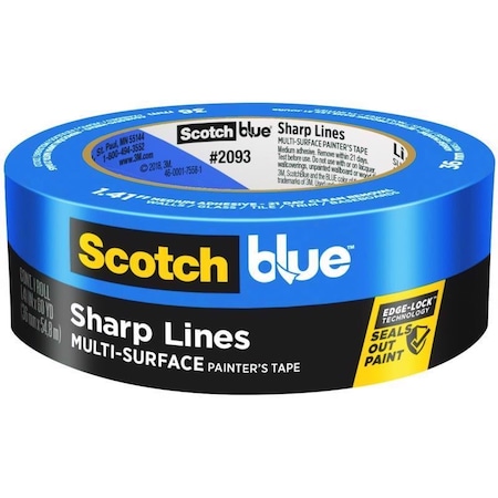 Scotchblue Painter's Tape, Blue, 0.94 in W, 60 yd L 2093+-36EC