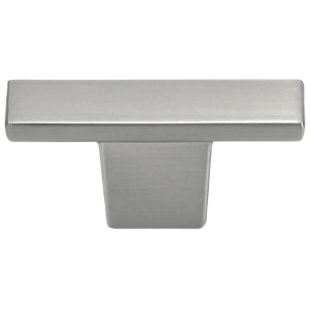Laurey Cosmo Series Cabinet Knob, 1.1 in Projection, 2 in L, Zinc, Satin Nickel 72928