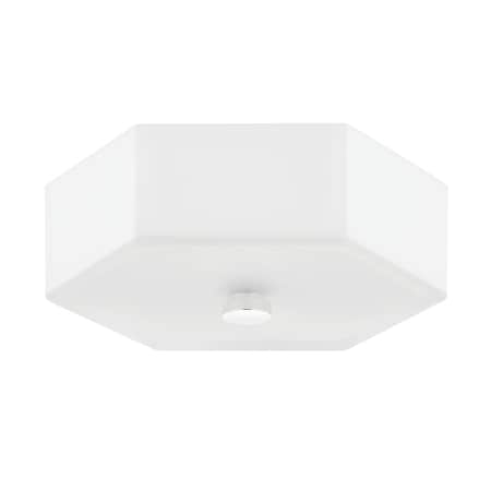 Mitzi Lizzie 2 Light Flush Mount 9.5 In. Aged Brass/Polished Nickel Combo H462502-AGB/PN