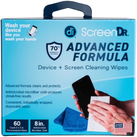 Allsop WIPES, WET, SCREEN, 60/PK 32347