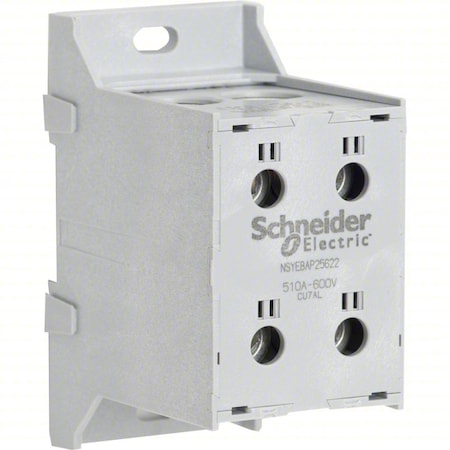 Schneider Electric Enclosed Power Distribution Block, Lug NSYEBAP25622