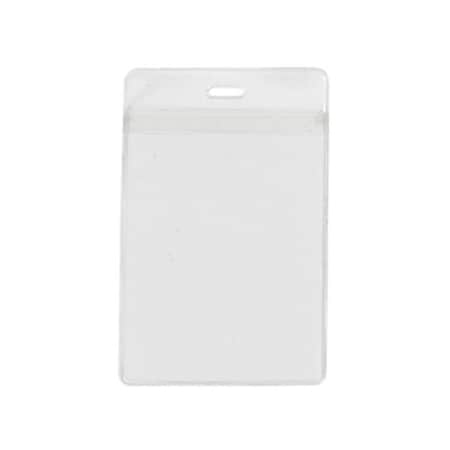 Brady BADGE HOLDER, CLEAR VINYL CREDENTIAL HOLDER 3-3/8X5-1/4 O.D. 1840-1610