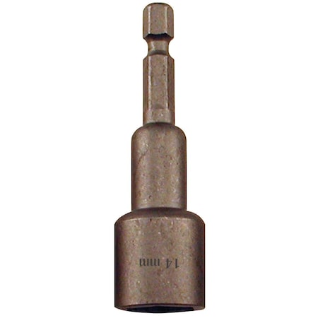 Best Way Tools Metric 14 mm x 2-9/16'' Magnetic Nutdriver Bit B39501