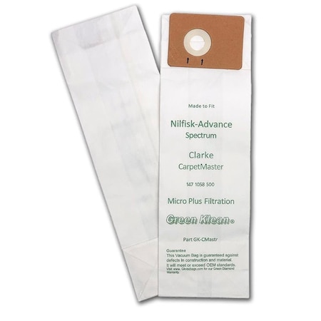Green Klean Nilfisk Advance Spectrum Replacement Vacuum Bags, 200PK GK-CMastr