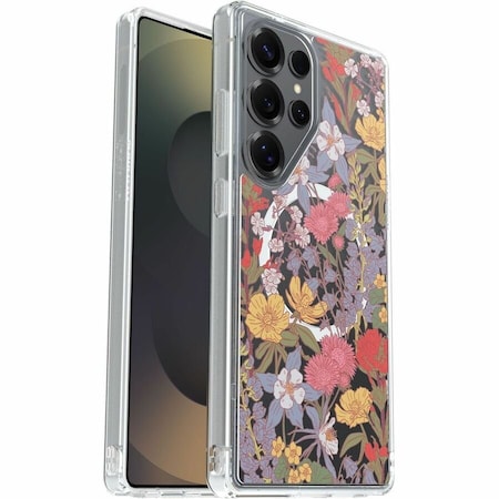 Otterbox Symmetry Clear Magnetic Case For Samsung Galaxy S25 Ultra, Floral Clear 77-97693
