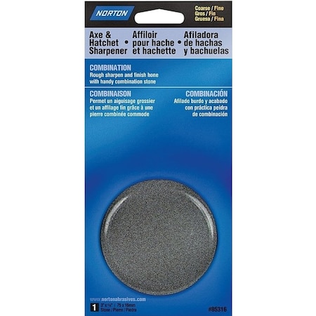 Norton Clipper Norton 85316 Sharpener, 3 in W, 5/8 in Thick, 280 um Grit, Coarse/Fine, Silicone Carbide Abrasive 7660785316